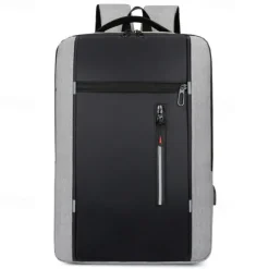 1pc Men's Women's Backpack With USB Charging Port Business Commuter Computer Bag For Business Trip Daily Use Laptop Backpack Multifunctional Student Large Capacity Backpack