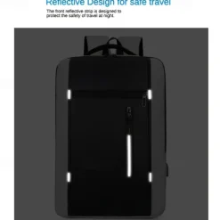 1pc Men's Women's Backpack With USB Charging Port Business Commuter Computer Bag For Business Trip Daily Use Laptop Backpack Multifunctional Student Large Capacity Backpack