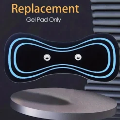 1pc Mini Portable Electric Neck Massager Patch Relieve Back & Shoulder Hip Pain Instantly With Cervical Massage Pad