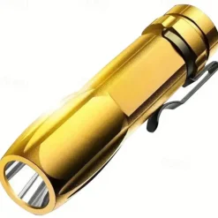 1pc Mini Portable LED Bright Flashlight With USB Fast Charging Water-resistant For Outdoor Hiking At Night