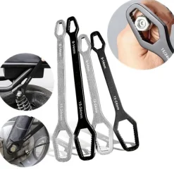 1PC 3-24mm Multifunctional Double Head Wrench, Household Tools Universal Self-tightening Adjustable Special-shaped Wrench Portable Hand Tools