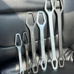 1PC 3-24mm Multifunctional Double Head Wrench, Household Tools Universal Self-tightening Adjustable Special-shaped Wrench Portable Hand Tools