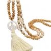 1PC Necklace For Women's Street Daily Wooden Crystal Stone Long
