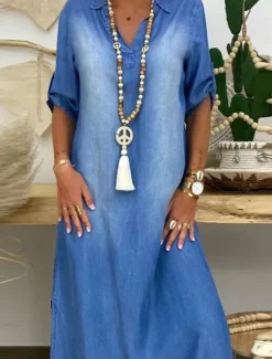 1PC Necklace For Women's Street Daily Wooden Crystal Stone Long