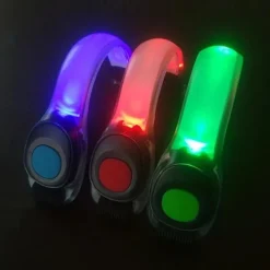 1pc Night Running Light Armband - High-Visibility Reflective LED Safety Band with Flashing Mode for Running, Walking, Jogging, Cycling - Includes Batteries, Random Color, Adjustable and Versatile