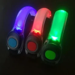 1pc Night Running Light Armband - High-Visibility Reflective LED Safety Band with Flashing Mode for Running, Walking, Jogging, Cycling - Includes Batteries, Random Color, Adjustable and Versatile
