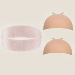 1pc Non-slip Wig Headband and 2pcs Wig Cap Wig Cap for Lace Front Wig Stocking Cap for Women Wig Grip Band