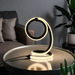 1pc Nordic Simple Spiral Table Lamp, Bedroom Bedside Eye Protection, Dimmable USB Powered LED Decorative Lamp for Home Living Room Bedroom