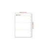 1pc Notes Wallpaper Magnetic Monthly/Weekly/Daily Planner Calendar Table Dry Erase Whiteboard Blackboard Fridge Sticker Message Board Menu