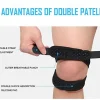 1PC Patella Tracking Short Knee Brace - Running Exercise Athletic Support Sleeve Stabilizer for Post Kneecap Dislocation Tendonitis Ligament Patellofemoral Pain MCL / LCL Injuries