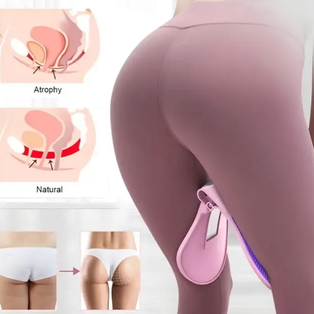 1pc Plastic Butt Trainer (Wear Pants When Using) Pelvic Floor Muscle Correction Exerciser For Inner Thighs Postpartum Rehabilitation Buttocks Legs Home Gym Fitness Equipment