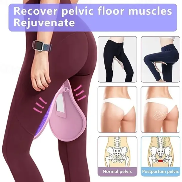 1pc Plastic Butt Trainer (Wear Pants When Using) Pelvic Floor Muscle Correction Exerciser For Inner Thighs Postpartum Rehabilitation Buttocks Legs Home Gym Fitness Equipment