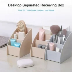 1PC Plastic Desktop Storage Box Cell Phone Holder TV Remote Control Stand Box