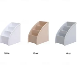 1PC Plastic Desktop Storage Box Cell Phone Holder TV Remote Control Stand Box