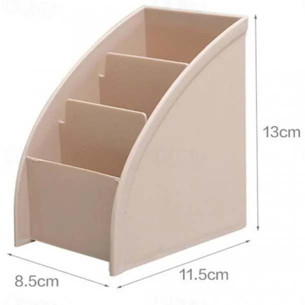 1PC Plastic Desktop Storage Box Cell Phone Holder TV Remote Control Stand Box