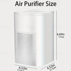 1pc Portable Air Purifier USB Car Purifier Negative Ion Purification Formaldehyde Removal Sterilization Odor Removal Smoke Odor Removal Car Office Bedroom Shithouse