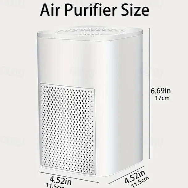 1pc Portable Air Purifier USB Car Purifier Negative Ion Purification Formaldehyde Removal Sterilization Odor Removal Smoke Odor Removal Car Office Bedroom Shithouse