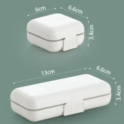 1pc Portable Sealed Pill Storage Box, Compartment Portable Mini Pill Box, Travel Pill Case, Medicine Container