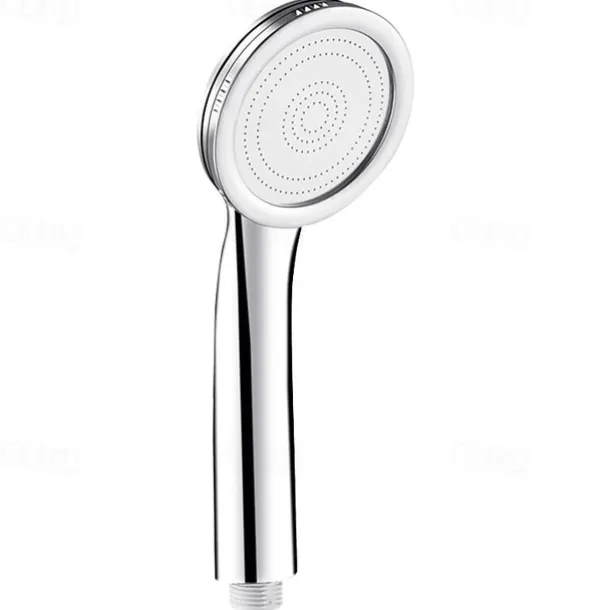 1PC Pressurized Nozzle Shower Head ABS Bathroom Accessories High Pressure Water Saving Rainfall Chrome Handheld Shower Bath Head
