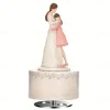 1pc Resin Musical Box 5.5 Inch Mother-Daughter Figurine Ideal Gift For Mom From Daughter For Birthday Mothers Day Gift For Home Room Living Room Office Decor