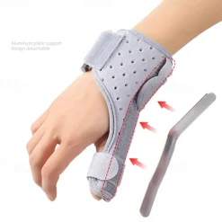 1PC Reversible Thumb & Wrist Stabilizer splint for BlackBerry Thumb Trigger Finger Pain Relief Arthritis Tendonitis Sprained and Carpal Tunnel Supporting Lightweight and Breathable