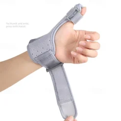 1PC Reversible Thumb & Wrist Stabilizer splint for BlackBerry Thumb Trigger Finger Pain Relief Arthritis Tendonitis Sprained and Carpal Tunnel Supporting Lightweight and Breathable
