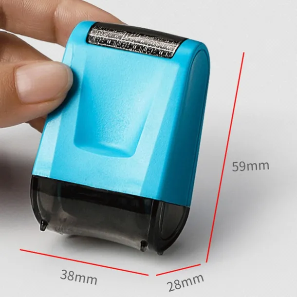 1pc Roller Identity Theft Protection Stamp For ID Privacy Confidential Data Guard Rolling Stamps Reusable isfang