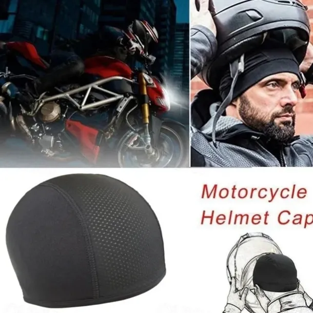 1pc Running Sports Beanie Cycling Caps Skull Cap Moisture Wicking Cooling Helmet Inner Liner Beanie Dome Cap