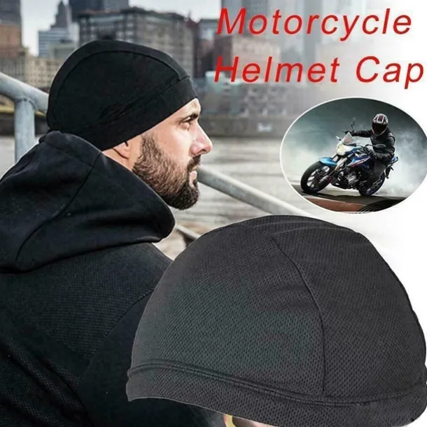 1pc Running Sports Beanie Cycling Caps Skull Cap Moisture Wicking Cooling Helmet Inner Liner Beanie Dome Cap