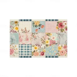 1PC Rural American Floral Placemat Table Mat 12x18 Inch Table Mats for Party Kitchen Dining Decoration