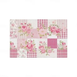 1PC Rural American Floral Placemat Table Mat 12x18 Inch Table Mats for Party Kitchen Dining Decoration