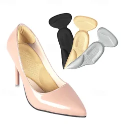 1PC Shoe InsolesHeel InsolesSponge Shoes Pads with Heel Grips InsertsHeel CushionsHigh Heel Inserts Great for Loose Shoes Metatarsal or Arch PainFeet Sore ReliefWomen