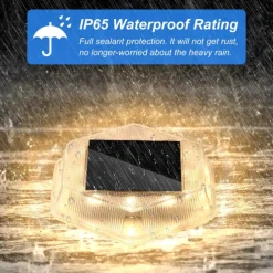 1PC Solar Hexagonal Buried Light - Outdoor Deck, Staircase Step & Pathway Garden Trail Lighting