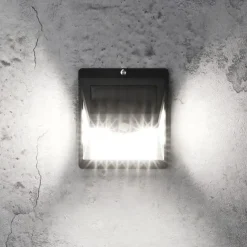 1pc Solar Motion Sensor Light 40LED Tri-side Outdoor Solar Light Waterproof for Lane Courtyard Garage Porch Wireless Safety Lighting 6500K Pure White Black