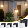 1PC Solar Outdoor Light Wall Lamp Courtyard Balcony Decoration Outdoor Waterproof Patio Lamp Home Garden Layout Fence Ambient Light