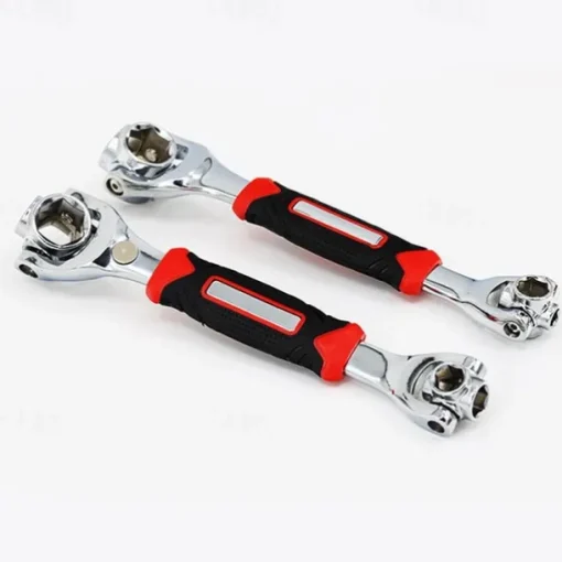 1pc Spanner Socket Wrench, Multi-Functional Spanner Tools With Spline Bolts 360 Degree Rotating Head, Universal Wrench For Furniture Car Repair