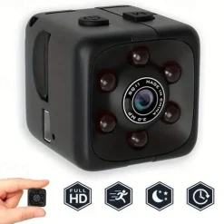 1pc SQ11 1080P Portable Wearable Night Vision Small HD Nanny Camera Mini Indoor Covert Security Cube Camera Conference Video Recorder
