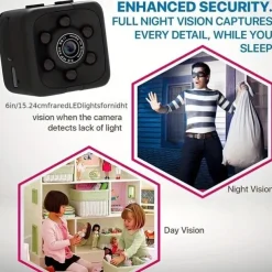 1pc SQ11 1080P Portable Wearable Night Vision Small HD Nanny Camera Mini Indoor Covert Security Cube Camera Conference Video Recorder