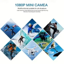 1pc SQ11 1080P Portable Wearable Night Vision Small HD Nanny Camera Mini Indoor Covert Security Cube Camera Conference Video Recorder