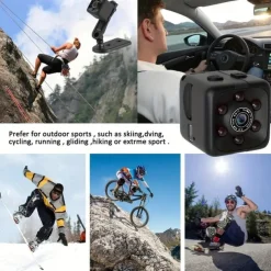 1pc SQ11 1080P Portable Wearable Night Vision Small HD Nanny Camera Mini Indoor Covert Security Cube Camera Conference Video Recorder