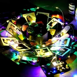 1pc Surprise Mystery Explosion Box DIY Photo Album Anniversary Wedding Birthday Festival Scrapbook Gift Halloween, Thanksgiving And Christmas Gift Easter Gift