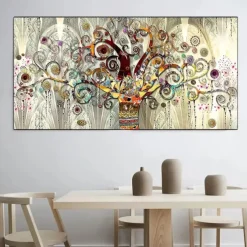 1pc Tree Of Life By Gustav Klimt Landscape Wall Art Canvas Scandinavian Posters And Prints Modern Wall Art Picture For Living Room No Frame