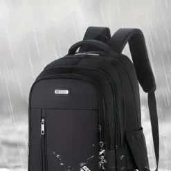 1pc Ultralight Backpack Men's Computer Backpack Large Capacity Travel High School Junior High School Students Schoolbag With USB Charging Port Anti-splash Water Schoolbag Laptop Notebook Bag