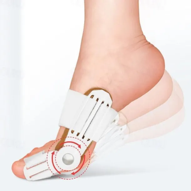 1pc Unisex Big Toe Straightener, Adjustable Toe Separator, Foot Corrector