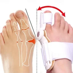 1pc Unisex Big Toe Straightener, Adjustable Toe Separator, Foot Corrector