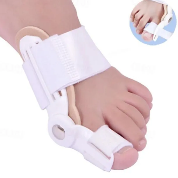 1pc Unisex Big Toe Straightener, Adjustable Toe Separator, Foot Corrector