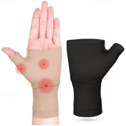 1PC Unisex Wrist Thumb Support Sleeve Fingerless Wrist Gloves Compression Arthritis Gloves Sports Wrist Support Brace for Fatigue Sports Typing