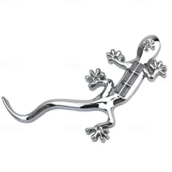 1pc Universal The New Solar Gecko King Warning Light High Bright LED Lamps Car Sticker 3D Stickers LDE Decorative Lights