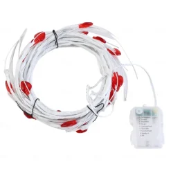 1pc Valentine's Day Love Vine String Lights with Remote Control Control Indoor Bedroom Bar Festival Atmosphere Light String USB or AAA Battery Powered