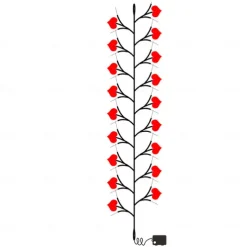 1pc Valentine's Day Love Vine String Lights with Remote Control Control Indoor Bedroom Bar Festival Atmosphere Light String USB or AAA Battery Powered